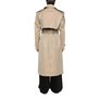 Feng Chen Wang Deconstruction Printed Trench Coat Khaki
