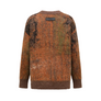 Feng Chen Wang Gradient Printed Knit Sweater Brown