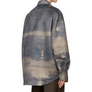Feng Chen Wang Faux Chamois Printed Shirt Brown