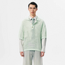 Feng Chen Wang Oversize Knit Polo Pale Green