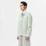 Feng Chen Wang Oversize Knit Polo Pale Green