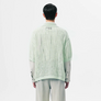 Feng Chen Wang Oversize Knit Polo Pale Green
