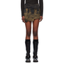 Feng Chen Wang Women's Gradient Printed Cargo Skirt Brown
