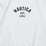 Nautica Japan Felt Logo T-Shirt White