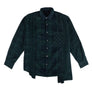 Needles Flannel 7 Cuts Shirt #QV400 Over Dye Dark Green Medium
