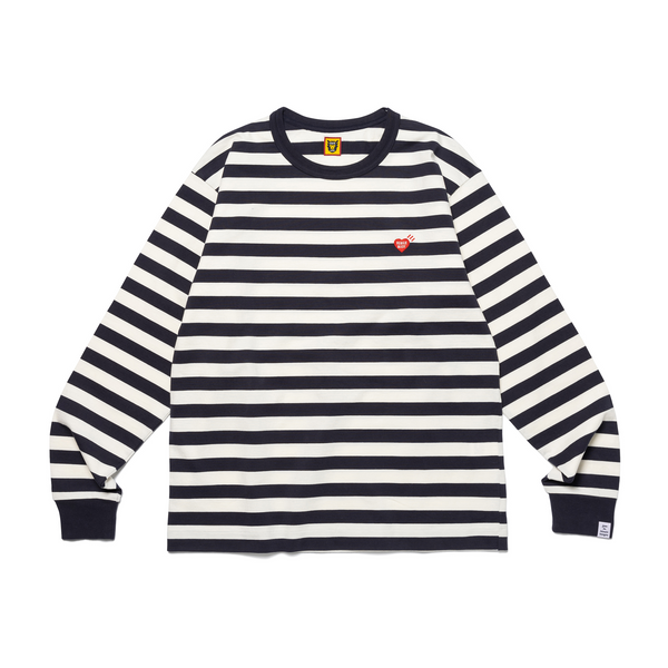 Human Made | Striped L/S T-Shirt | Navy | HM26CS014 – Laced