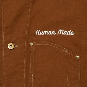 Human Made Duck Coverall Jacket Brown HM26JK011