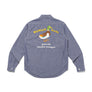 Human Made Chambray L/S Shirt Purple HM26SH005