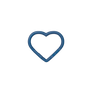 Human Made Heart Carabiner Blue HM30GD080