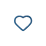 Human Made Heart Carabiner Blue HM30GD080