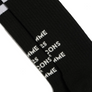 Comme des Garcons Homme Cotton Pilled With Lines Socks HO-K502-051 Black