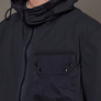Ten c Hooded Zipped Mid Layer Midnight Navy