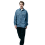 Human Made Chambray Shirt Blue HM30SH003