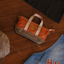 Human Made Canvas Mini Shoulder Tote Orange HM26GD041