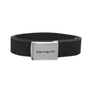 Carhartt WIP Clip Belt Chrome Black