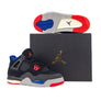 Nike Air Jordan 4 Retro OG (PS) Black/Fire Red/Deep Royal Blue IB4388-003
