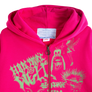 Jungles Jungles Hope You're Well Zip Hoodie Pink
