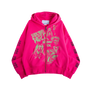 Jungles Jungles Hope You're Well Zip Hoodie Pink