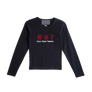 Jungles Jungles Hot Fitted Long Sleeve Tee Black
