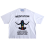 Jungles Jungles Meditation Short Sleeve Tee White