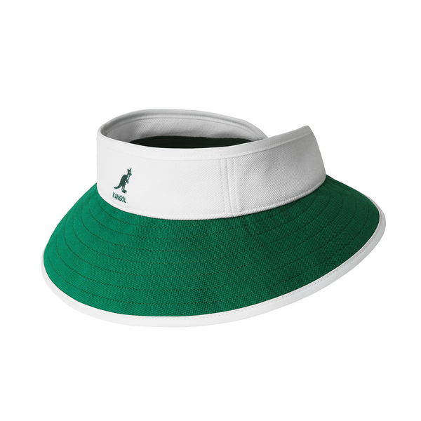 Kangol The Golf Sun Visor White/Green K5383WHTG Laced