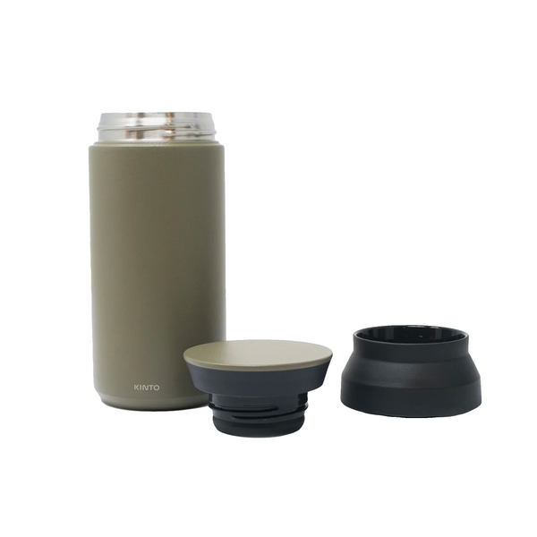 Kinto Travel Tumbler 350ml Khaki KIN20934 Laced