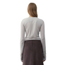 Low Classic Women's Corset Point Sleeve Top Grey