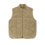 Low Classic Women's Fleece Zip-Up Vest Beige