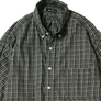 Nautica Japan Twill Tattersall L/S Shirts Olive