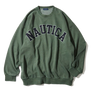Nautica Japan Pigment Dyed Wappen Logo Sweat Green