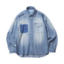 Liberaiders Tribal Denim Shirt Blue