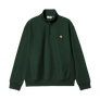 Carhartt Half Zip American Script Sweat Conifer I027014.CIXX