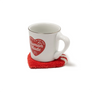 Human Made Heart Rug Coaster Red HM29GD082R