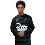 Patta Striped Longsleeve Football Jersey Forged Iron