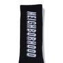 Neighborhood Logo Socks Black 251WINH-UWM02