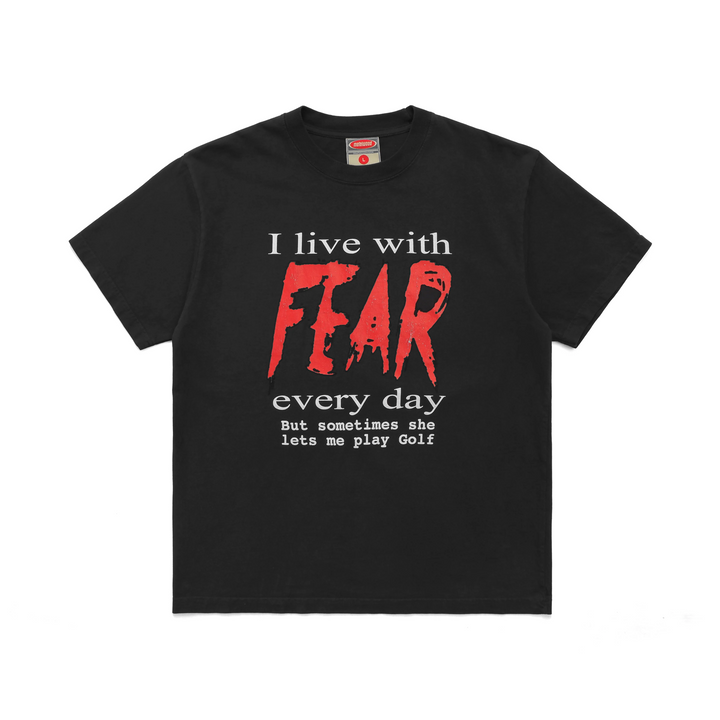 Metalwood Fear T-Shirt Vintage Black