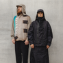 Meanswhile Feather Smooth Snap Shirt x Ola Kolehmainen Coyote