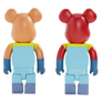 Medicom Toy BE@RBRICK Nickelodeon Ren & Stimpy Space Madness 400% Set of 2