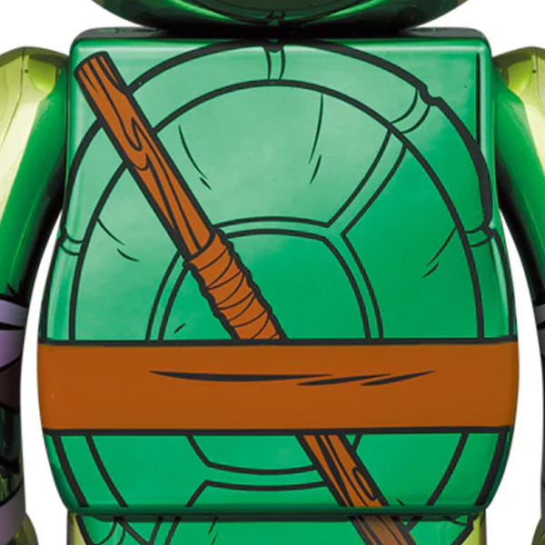 Medicom Toy Be@rbrick Donatello Chrome 1000% – Laced