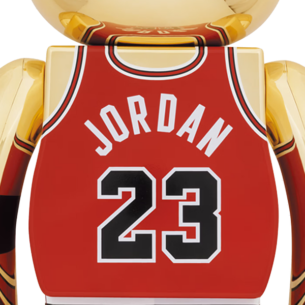 その他 MEDICOM TOY - BE@RBRICK Michael Jordan rookie 1000% BE@RBRICK | Michael Jordan 1985 Rookie Jersey 1000% Gold
