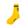 Fxxking Rabbits Message Socks Yellow FRA575
