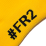 Fxxking Rabbits Message Socks Yellow FRA575