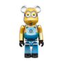 Medicom Toy Be@rbrick Minions Kevin Chrome 400% + 100%
