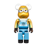 Medicom Toy Be@rbrick Minions Kevin Chrome 400% + 100%