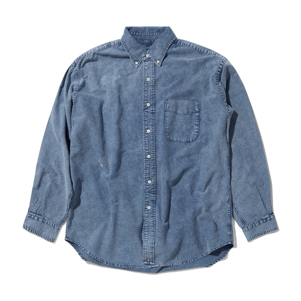 Nautica Japan Sulfer Dyed Oxford BD Shirt Navy – Laced