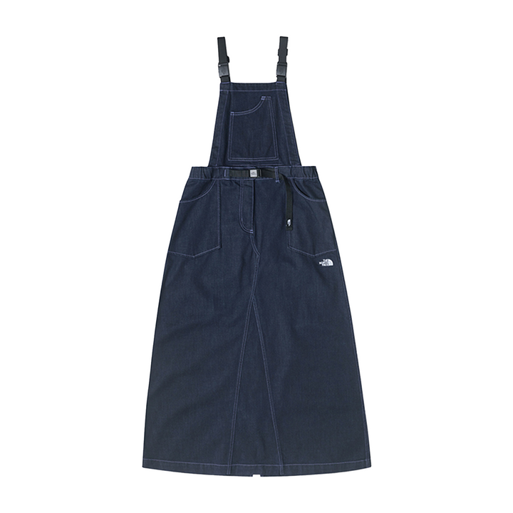 The North Face Women's Denim Overalls Dress - AP Dark Indigo Denim Wash NF0A8853DG7