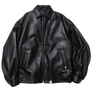 Nautica Japan Fake Leather Blouzon Black