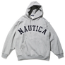 Nautica Japan Wappen Arch Logo Hoodie Sweat Grey
