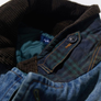 Nautica Japan Washed Denim Padding Blouzon Indigo
