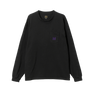 Needles Long Sleeve Pocket T-Shirt Cotton Jersey Black